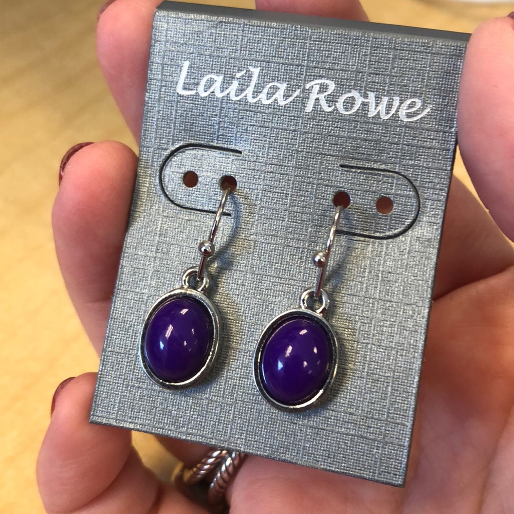 Laila Rowe Purple Earrings